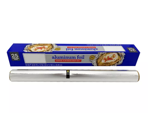12 inch Standard Aluminum Foil Roll Grilling Wrap For Kitchen