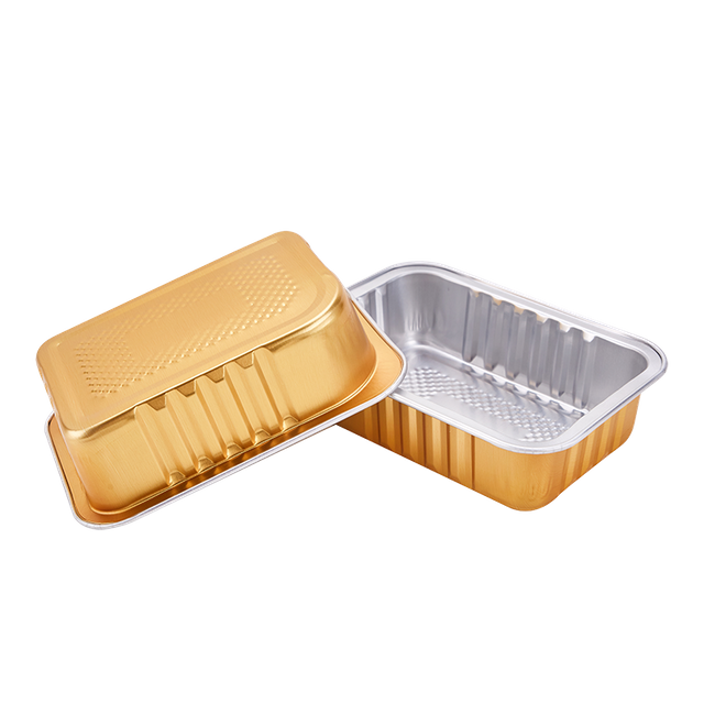 SDB150A Aluminum Foil Square Container Food Packaging 150ML