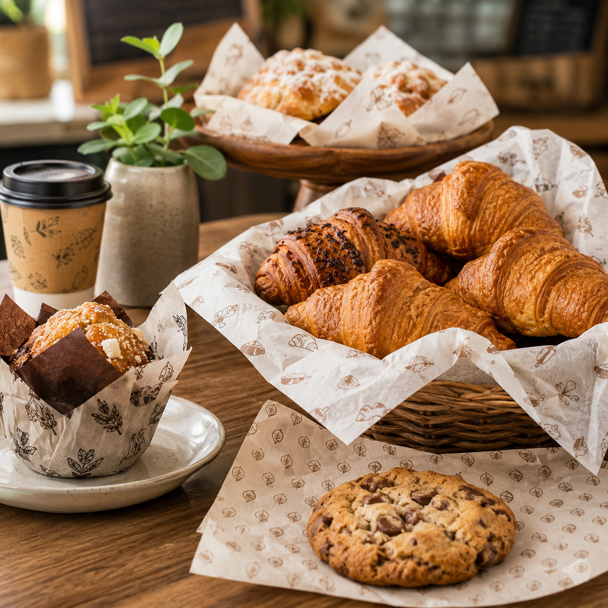 Custom Printed Bakery Paper For Food Brands And Cafes